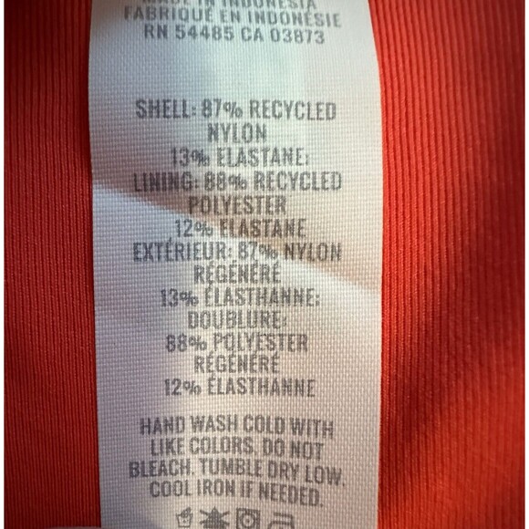 AERIE Bikini Set Hot Pink Triangle Top Full Coverage Bottom SMALL NWT - Picture 7 of 8